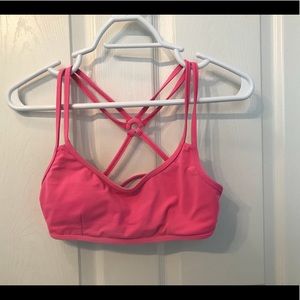 Lulu lemon pink sports bra